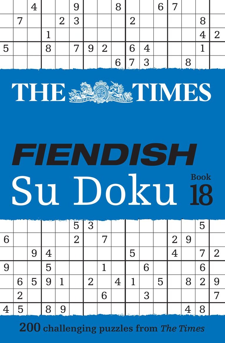 Times Fiendish Su Doku Book 18