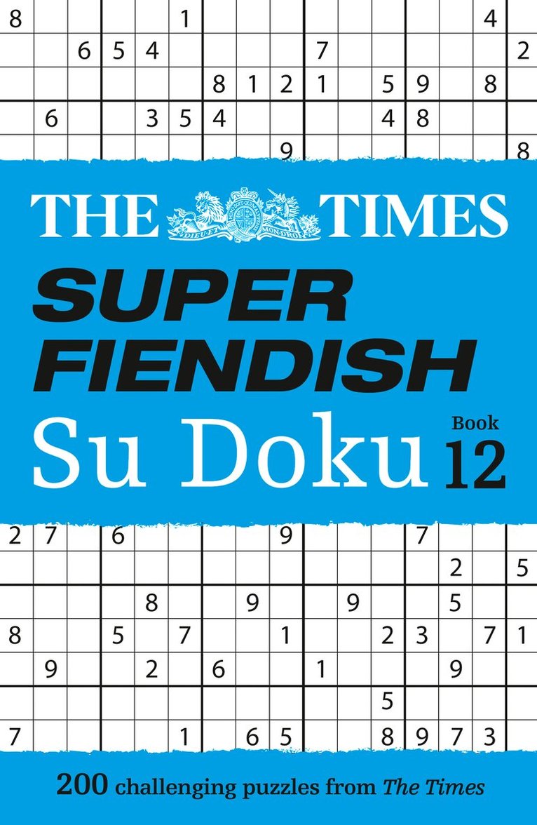 The Times Mind Games - Times Super Fiendish Su Doku Book 12, Häftad
