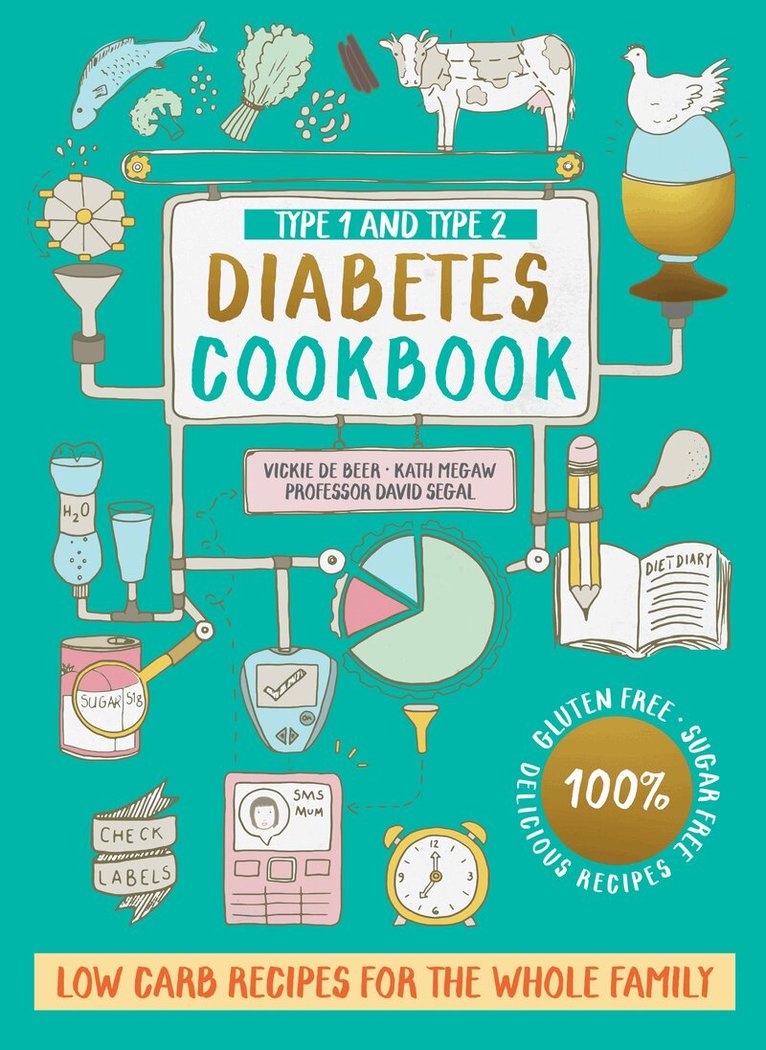 Vickie De Beer, Kath Megaw, Prof. David Segal - Type 1 and Type 2 Diabetes Cookbook, E-bok