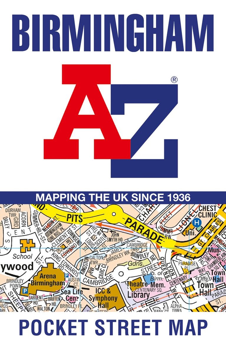 A-Z Maps - Birmingham A-Z Pocket Street Map, Övrigt