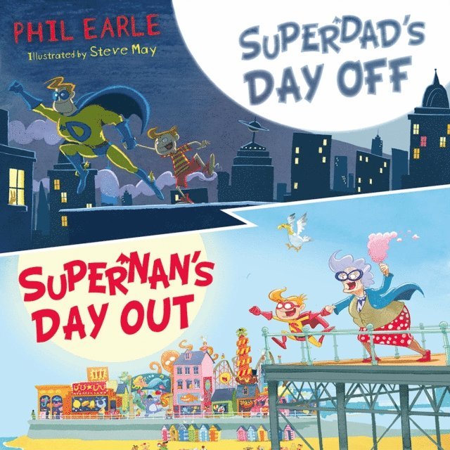Phil Earle - Superdad and Supernan to the Rescue, Ljudbok
