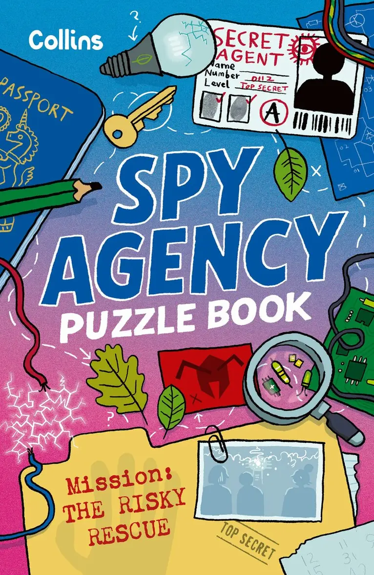 Spy Agency Puzzle Book – The Risky Rescue