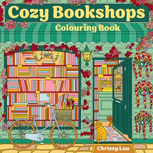 Cozy Bookshops: Colouring Book, Häftad