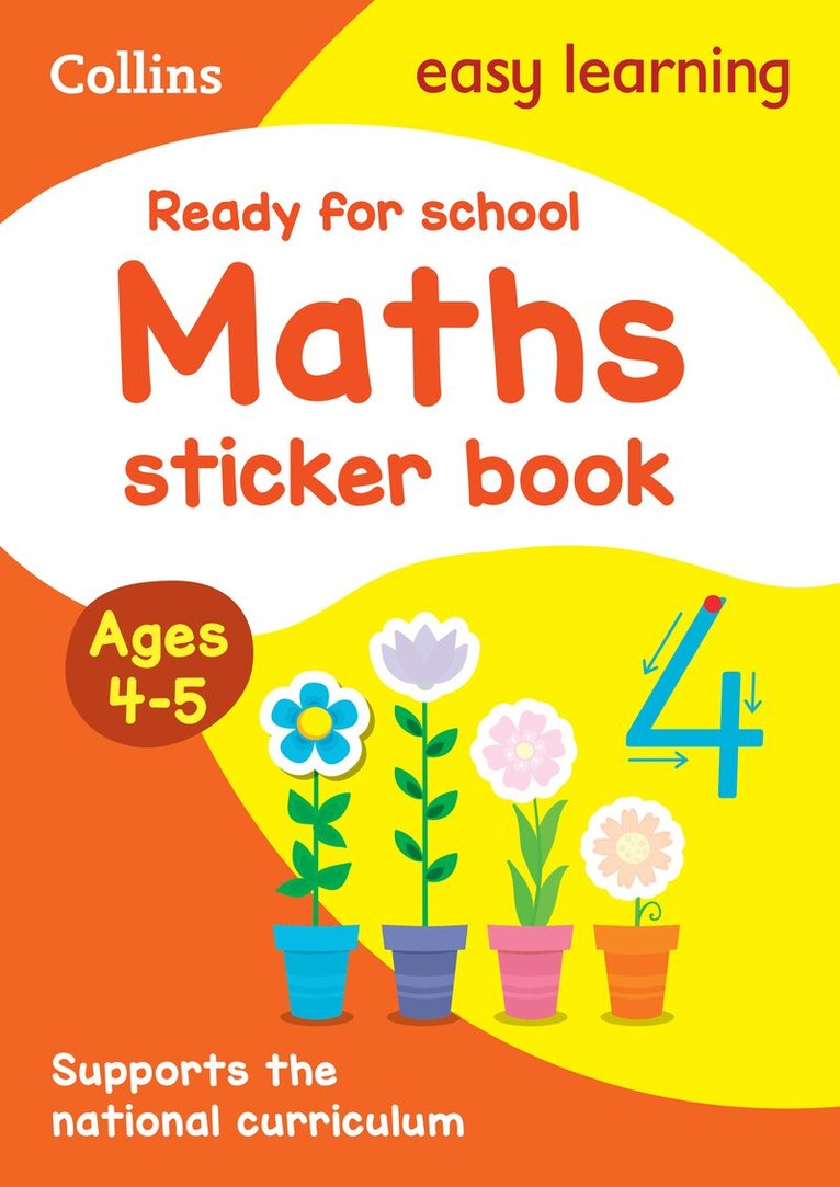 Collins Easy Learning - Ready for school: maths Sticker Book Ages 4-5, Häftad. Tillgänglighet: Lägg i varukorg