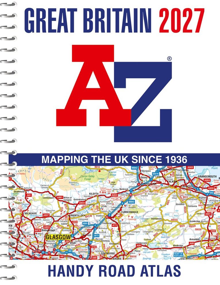 A-Z Maps - -Z Great Britain Handy Road Atlas 2027 (A5 Spiral), Häftad