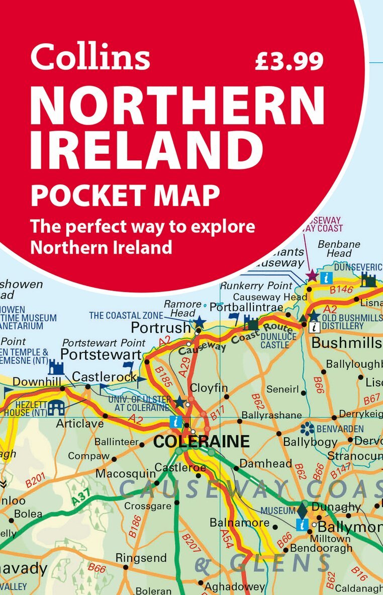 Collins Maps - Northern Ireland Pocket Map, Övrigt