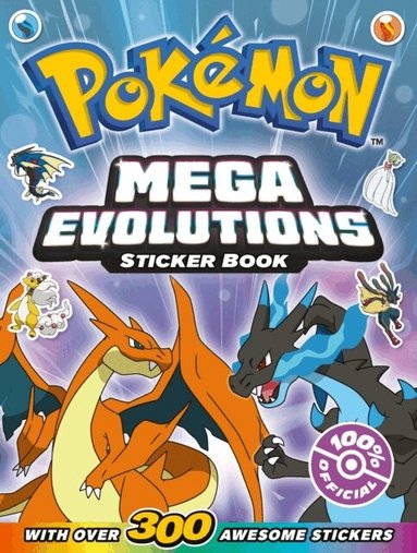 Pokémon - Pokémon Mega Evolutions Sticker Book, Häftad