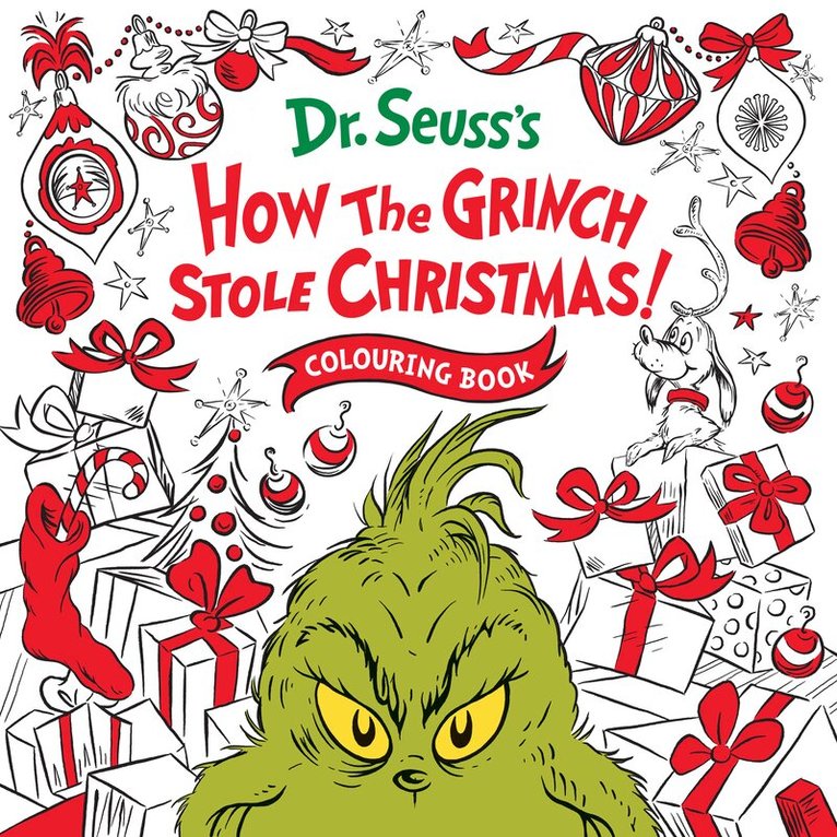 Dr. Seuss - How the Grinch Stole Christmas! Colouring Book, Häftad