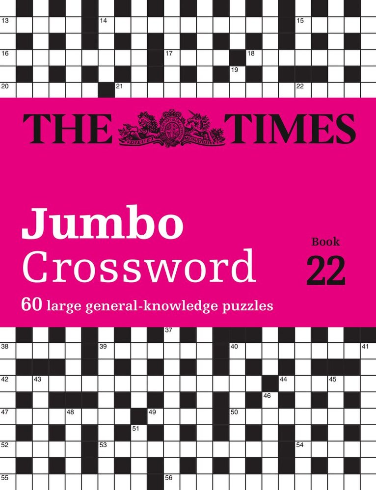 The Times Mind Games, John Grimshaw - Times 2 Jumbo Crossword Book 22, Häftad