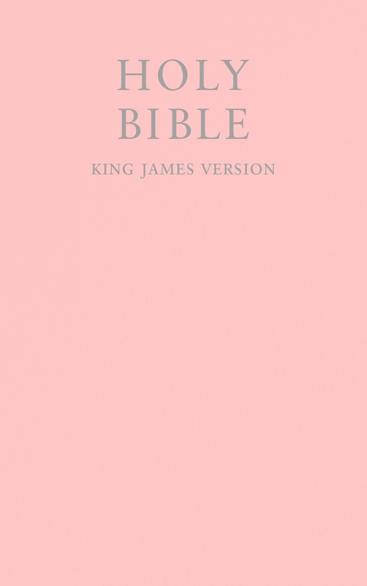 Collins UK - HOLY BIBLE: King James Version (KJV) Popular Gift & Award Pink Leatherette Edition, Häftad
