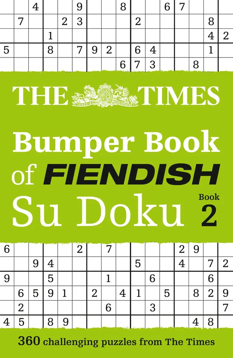 Times Bumper Book of Fiendish Su Doku book 2