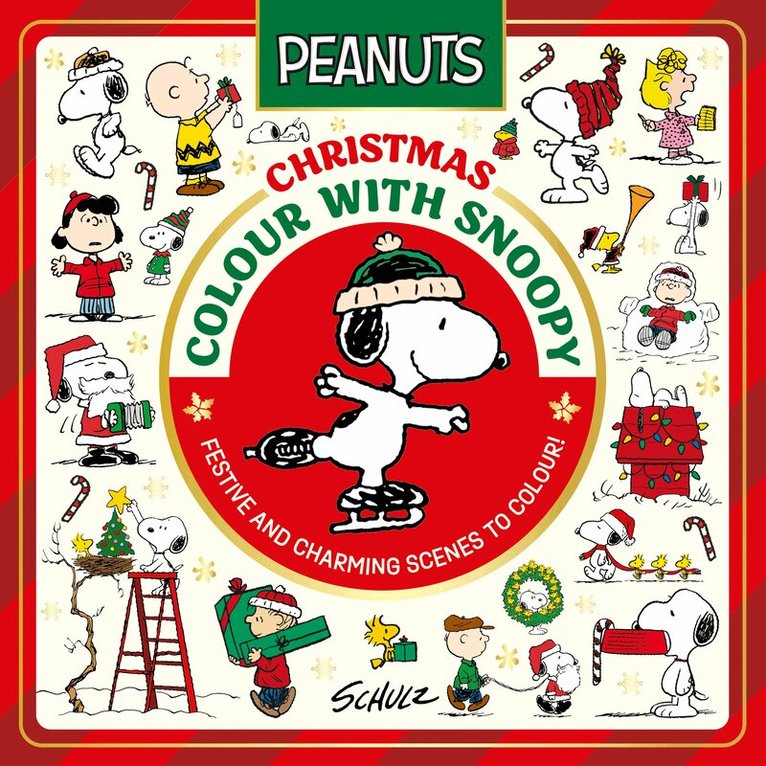 Charles M. Schulz - Official Peanuts: Christmas Colour with Snoopy, Häftad