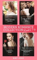 Modern Romance May 2020 Books 1-4: His Secretary's Nine-Month Notice / The Secret Kept from the King / Claiming the Virgin's Baby / The Spaniard's Wedding Revenge