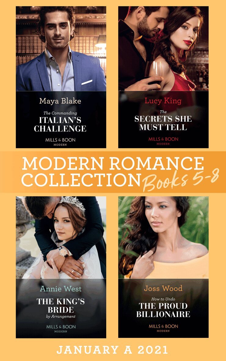 Maya Blake, Lucy King, Annie West, Joss Wood - Modern Romance January 2021 A Books 5-8, E-bok
