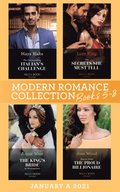 Modern Romance January 2021 A Books 5-8: The Commanding Italian's Challenge / The Secrets She Must Tell / The King's Bride by Arrangement / How to Undo the Proud Billionaire