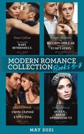 Modern Romance May 2021 Books 5-8: Her Impossible Baby Bombshell / His Billion-Dollar Takeover Temptation / From Expose to Expecting / Queen by Royal Appointment
