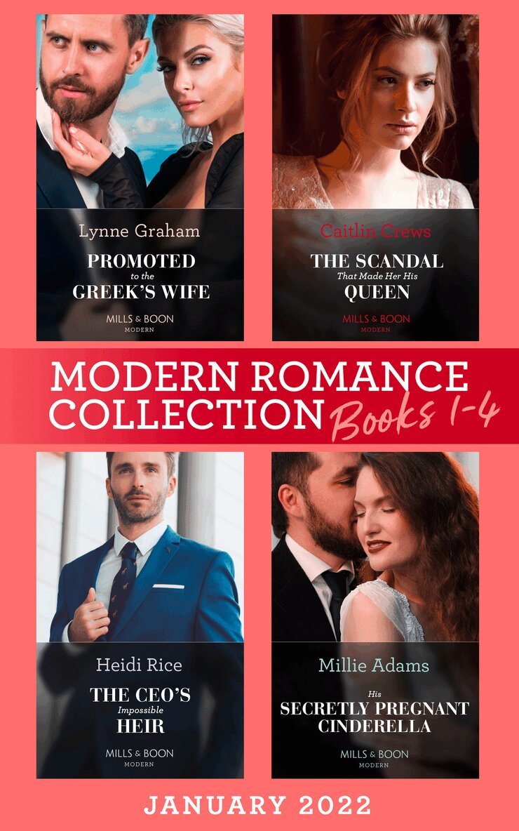 Lynne Graham, Caitlin Crews, Heidi Rice, Millie Adams - Modern Romance January 2022 Books 1-4, E-bok