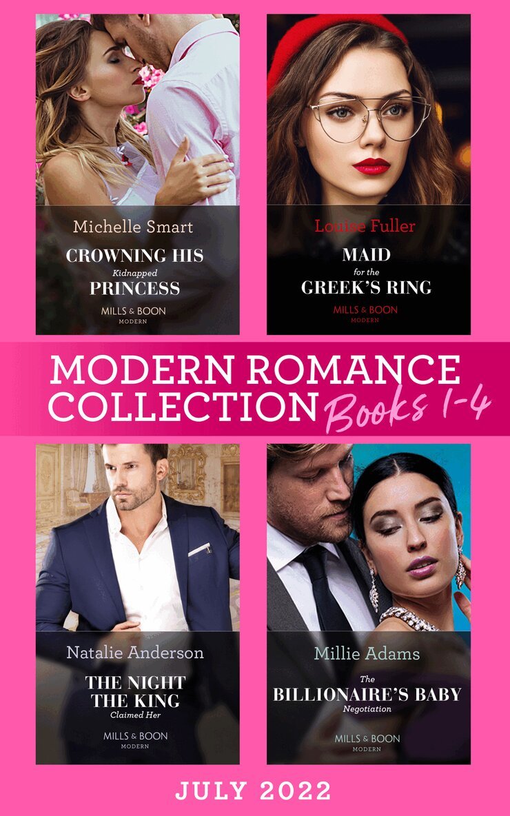 Michelle Smart, Louise Fuller, Natalie Anderson, Millie Adams - Modern Romance July 2022 Books 1-4, E-bok