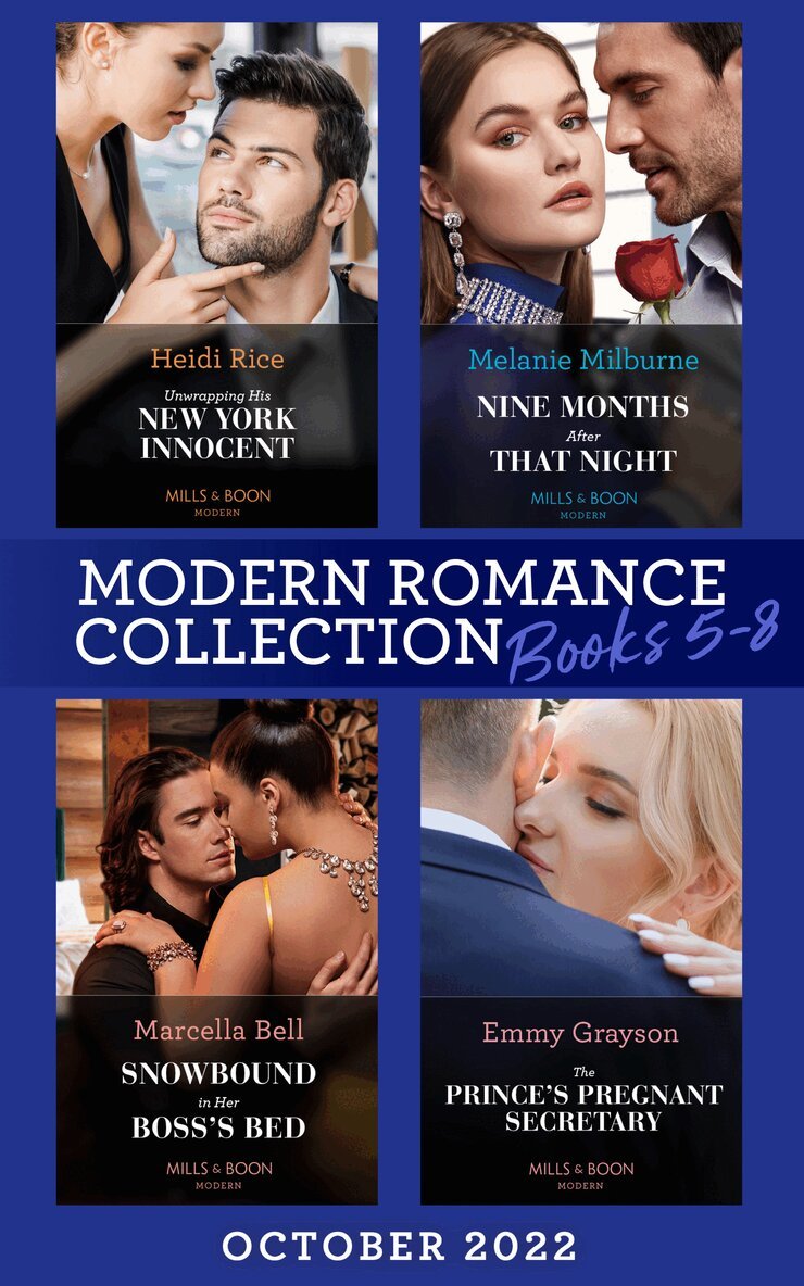 Heidi Rice, Melanie Milburne, Marcella Bell, Emmy Grayson - Modern Romance October 2022 Books 5-8, E-bok