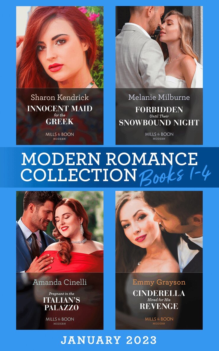 Sharon Kendrick, Melanie Milburne, Amanda Cinelli, Emmy Grayson - Modern Romance January 2023 Books 1-4, E-bok