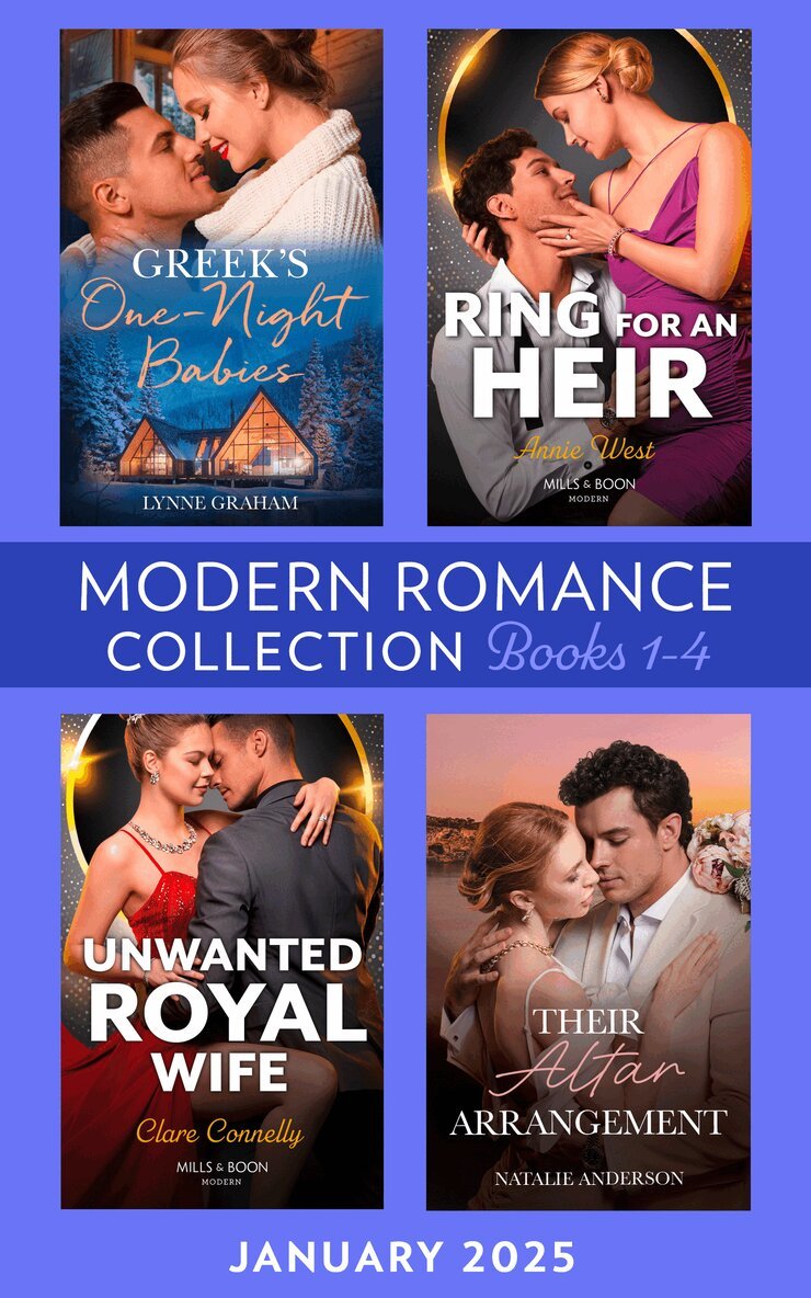 Lynne Graham, Annie West, Natalie Anderson, Clare Connelly - Modern Romance January 2025 Books 1-4, E-bok