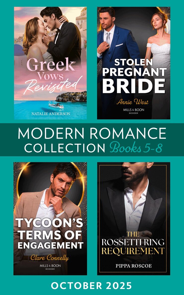 Natalie Anderson, Annie West, Pippa Roscoe, Clare Connelly - Modern Romance October 2025 Books 5-8, E-bok