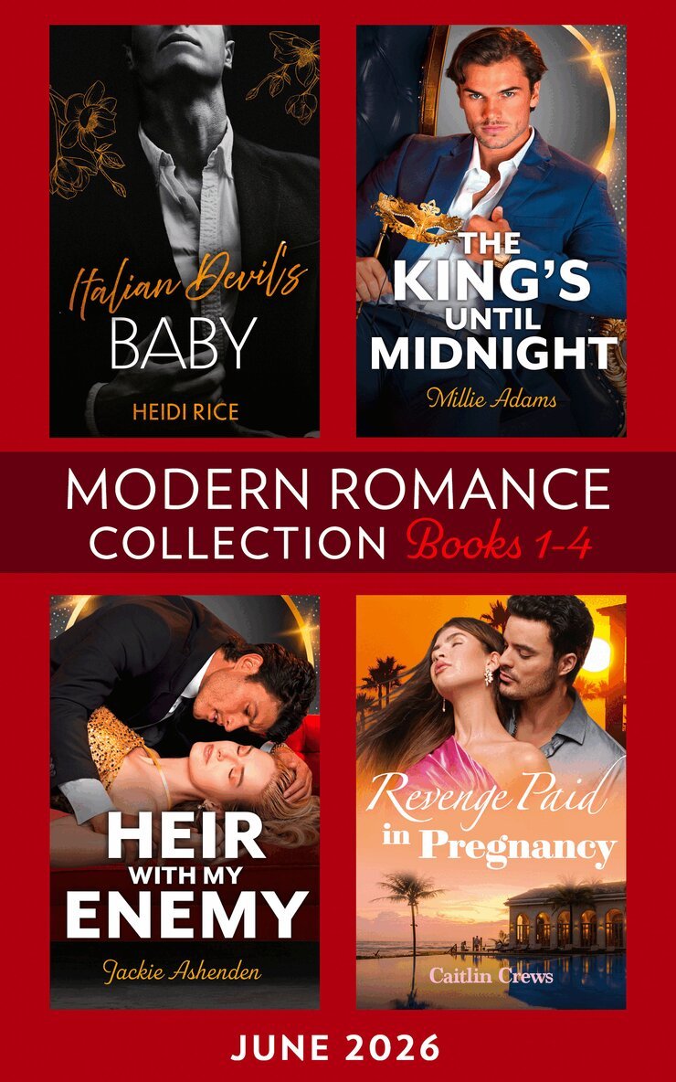 Heidi Rice, Millie Adams, Caitlin Crews, Jackie Ashenden - Modern Romance June 2026 Books 1-4, E-bok