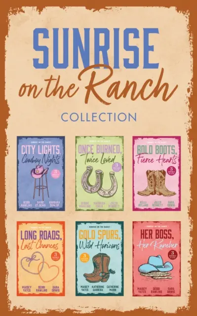 Debbi Rawlins, Daire St. Denis, Barbara Dunlop, Maureen Child, Jules Bennett, Kelli Ireland, Sara Orwig, Maisey Yates, Katherine Garbera, Catherine Mann, Charlene Sands - Sunrise On The Ranch Collection, E-bok. Tillgänglighet: Kommande