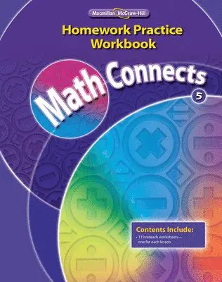 N/A McGraw Hill - Math Connects, Grade 5, Homework Practice Workbook, Häftad
