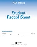 KinderBound PreK-K, Student Record Sheets (pkg. of 50)
