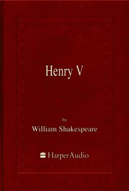William Shakespeare - Henry V, Ljudbok