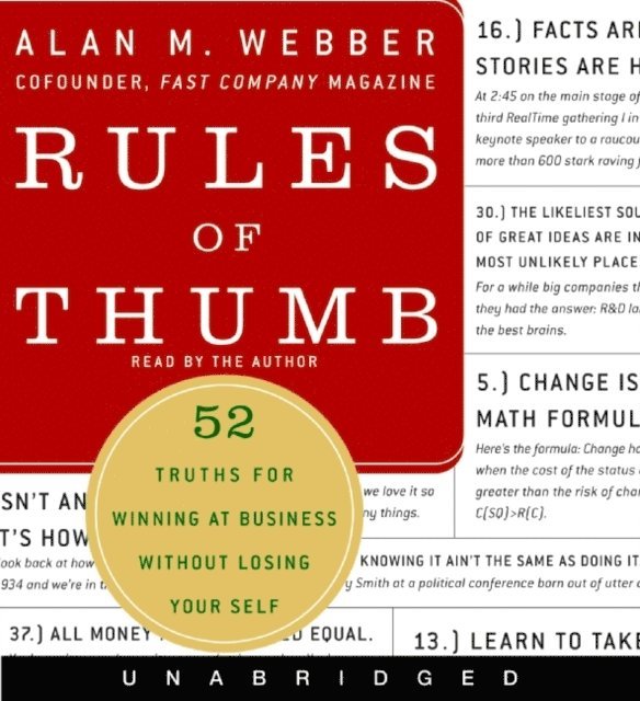 Alan M. Webber - Rules of Thumb, Ljudbok. Tillgänglighet: Lägg i varukorg