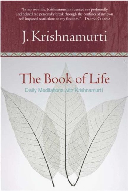 Jiddu Krishnamurti - Book of Life, E-bok