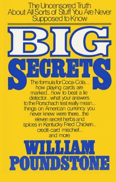 William Poundstone - Big Secrets, E-bok