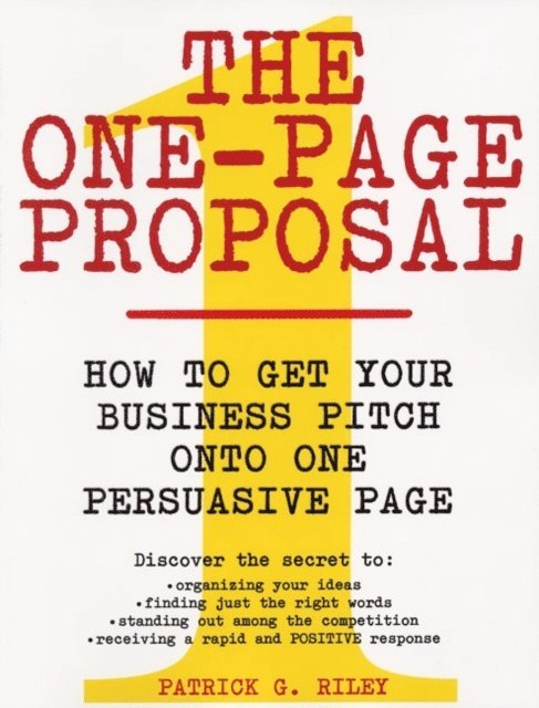 One-Page Proposal