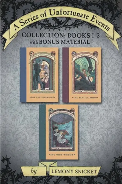 Series of Unfortunate Events Collection: Books 1-3 with Bonus Material
