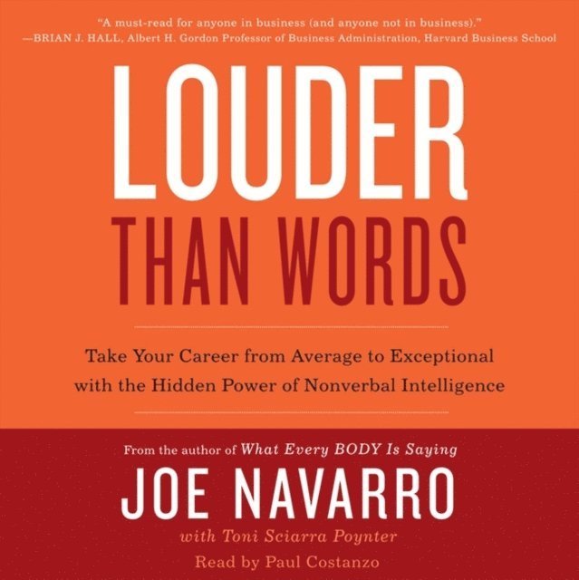 Toni Sciarra Poynter, Joe Navarro - Louder Than Words, Ljudbok