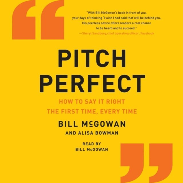 Bill McGowan - Pitch Perfect, Ljudbok
