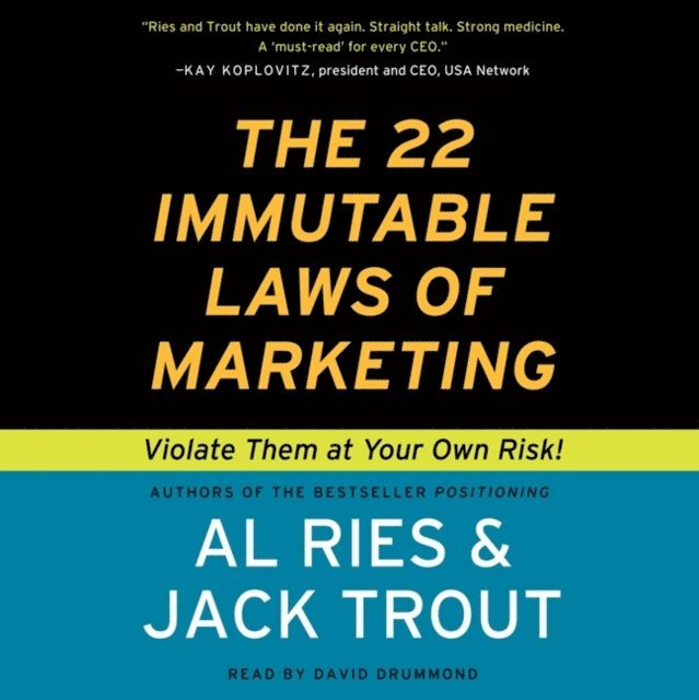 Jack Trout, Al Ries - 22 Immutable Laws of Marketing, Ljudbok