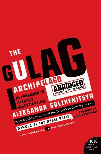 Aleksandr I. Solzhenitsyn - Gulag Archipelago, E-bok