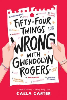 Caela Carter - Fifty-four Things Wrong With Gwendolyn Rogers, Häftad. Tillgänglighet: Lägg i varukorg