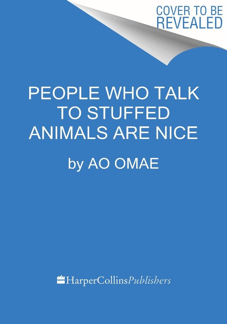 Ao Omae - People Who Talk to Stuffed Animals Are Nice, Häftad