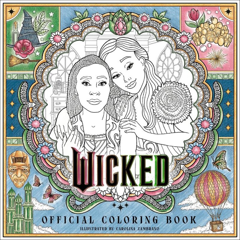 Wicked Official Coloring Book, Häftad