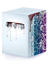 Red Queen 10th Anniversary Deluxe 5-Book Box Set with Stenciled Edges: Red Queen, Glass Sword, King's Cage, War Storm, Broken Throne