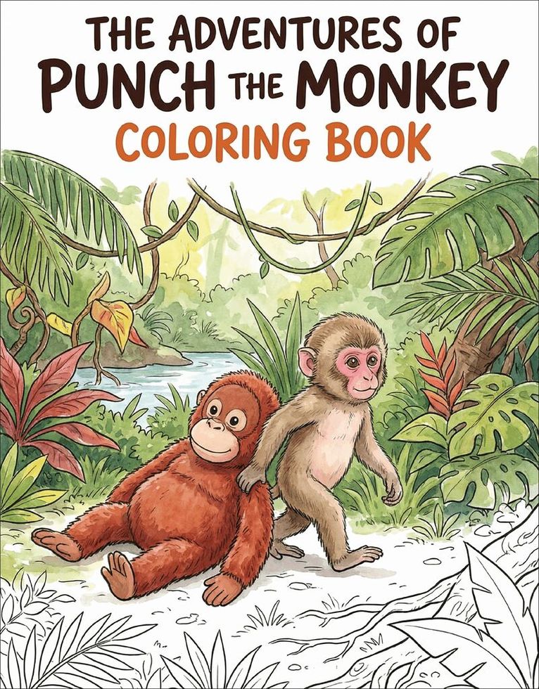 Rowan Rivers - Adventures of Punch the Monkey Coloring Book for Adults and Kids, Häftad. Tillgänglighet: Lägg i varukorg