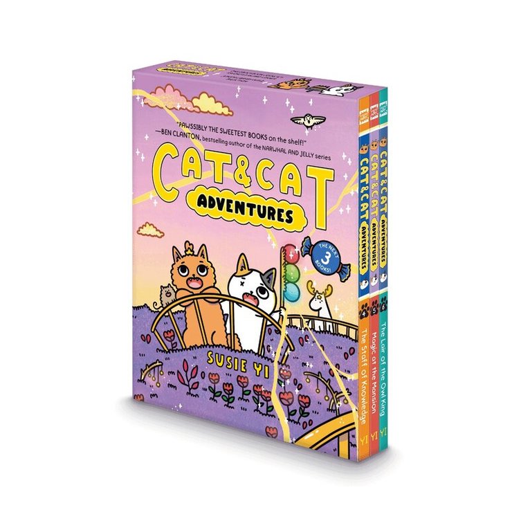 Susie Yi - Cat & Cat Adventures #4-6: A Graphic Novel 3-Book Box Set, Häftad. Tillgänglighet: Kommande