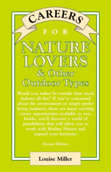 Louise Miller - Careers for Nature Lovers & Other Outdoor Types, E-bok