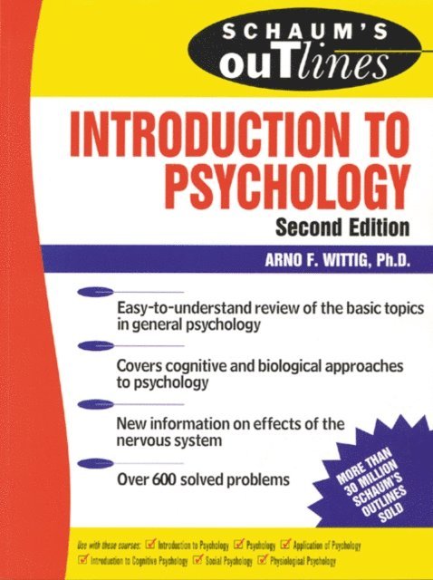 Arno F. Wittig - Schaum's Outline of Introduction to Psychology, E-bok