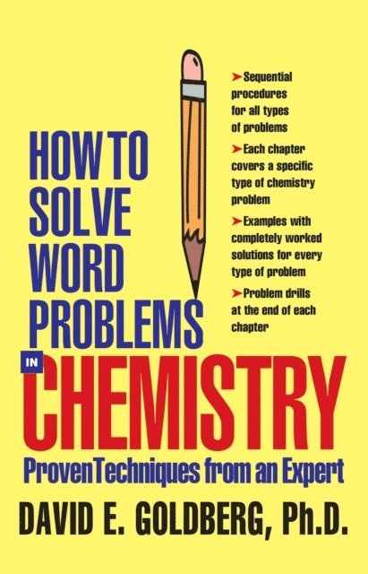 David E. Goldberg - How to Solve Word Problems in Chemistry, E-bok