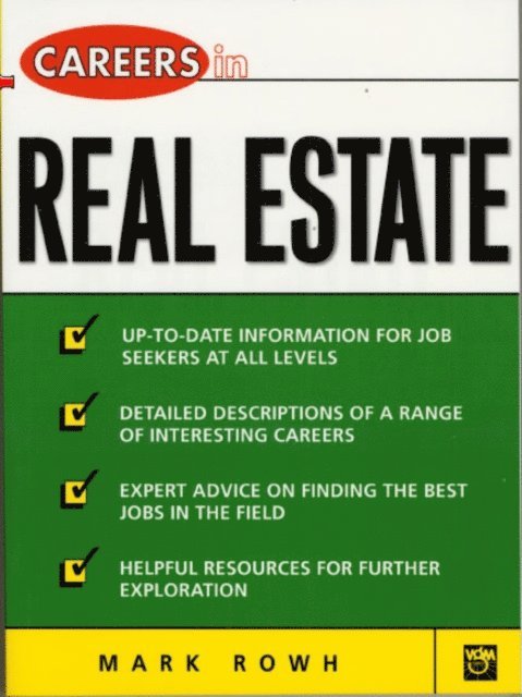 Mark Rowh - Careers in Real Estate, E-bok. Tillgänglighet: Lägg i varukorg